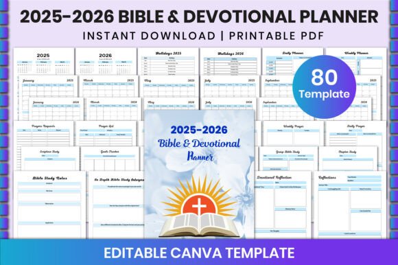 2025-2026 Bible Devotional Planner KDP: A Tool for Spiritual Growth and Daily Reflection
