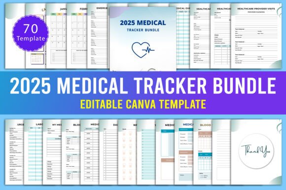 2025 Medical Tracker Bundle: Your All-in-One Health Management Tool