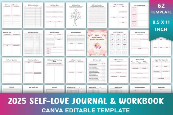 2025 Self-Love Journal Workbook: A Tool for Personal Growth and Daily Reflection