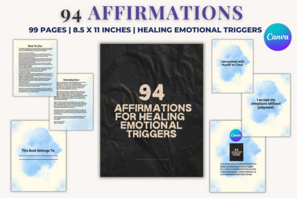94 Affirmations Healing Emotional Triggers: Transform Your Emotional Healing Journey
