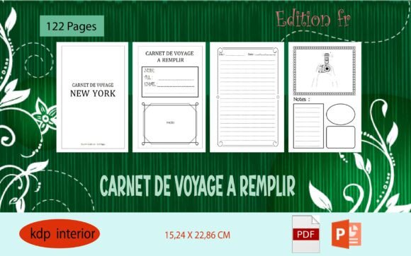 Carnet De Voyage à Remplir – Un Guide Pratique pour Votre Journal de Voyage en Français