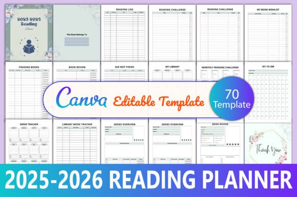 Editabl 2025-2026 Reading Planner: A Comprehensive Tool for Book Lovers