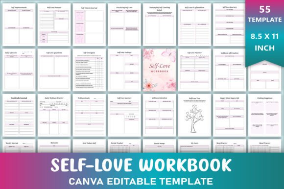Editable Self-Love Workbook: A Comprehensive Guide to Personal Growth and Self-Care