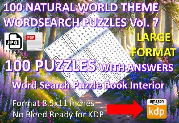 Exploring the Enchantment of 100 Word Search Natural World Theme 7