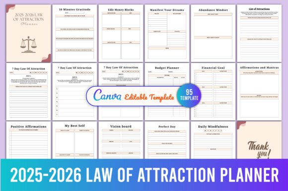 Mastering Your 2025-2026 Law of Attraction Journey with the Ultimate Planner