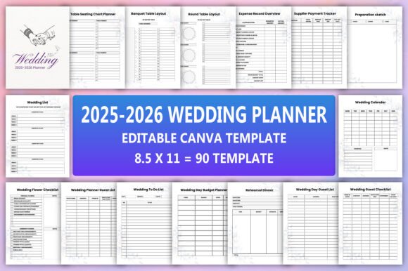 Mastering Your 2025-2026 Wedding Planning with a Customizable and SEO-Friendly Planner