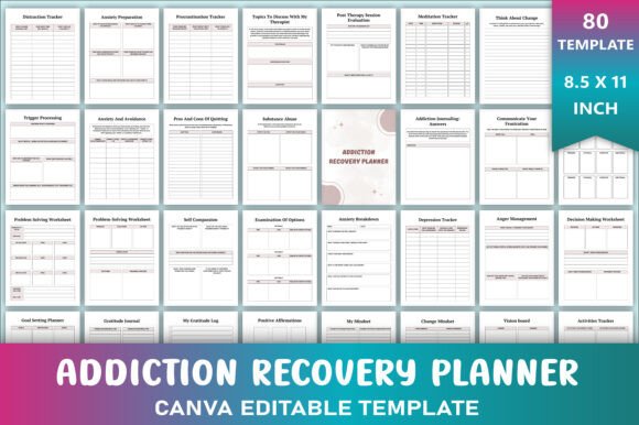 The Editable Addiction Recovery Planner: A Powerful Resource for Recovery and Self-Discovery